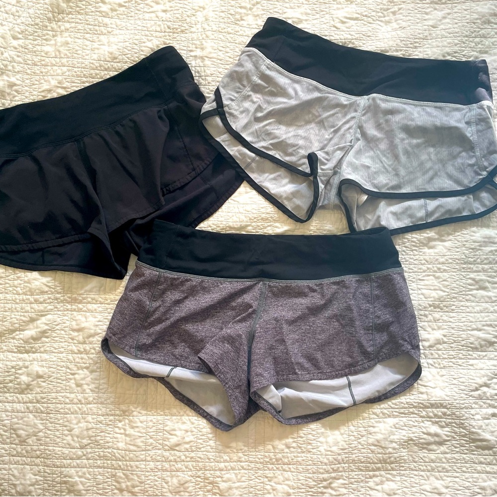 Lululemon 2” running shorts